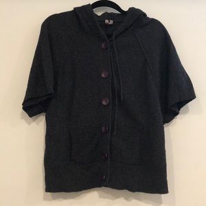 Short sleeve cardigan